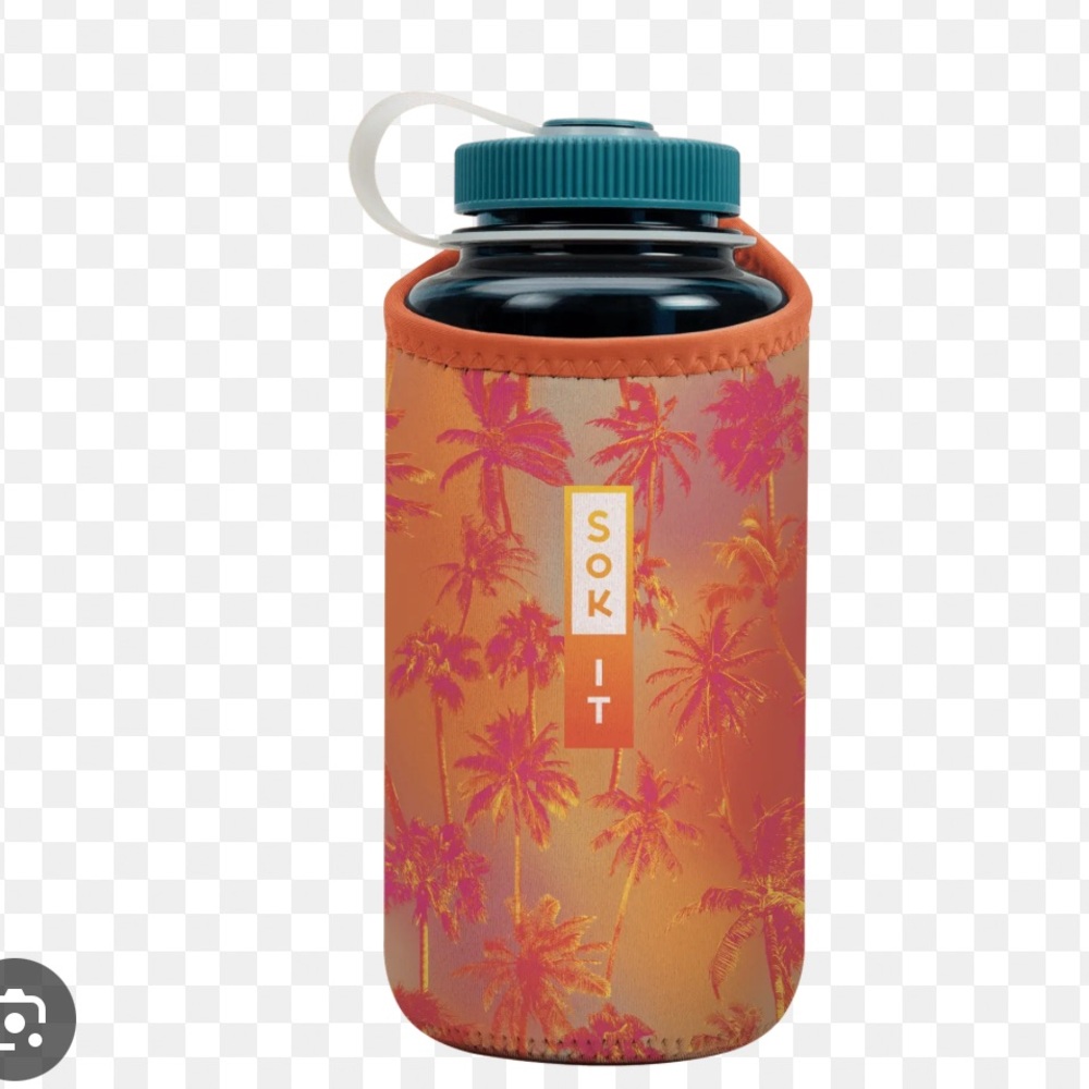 Sokit BotlSok for Nalgene Style Bottles - Sunset Palm